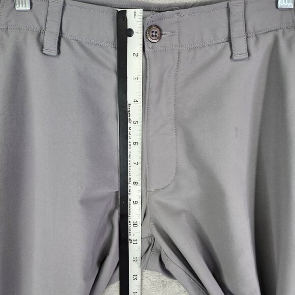 Mens Gray Under Armour Loose Fit Pants Tapered Golf Stretch Polyester Size 36X32 - Picture 7 of 12